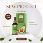 GlowBoost Face Serum with Hyaluronic, Niacinamide & Avocado